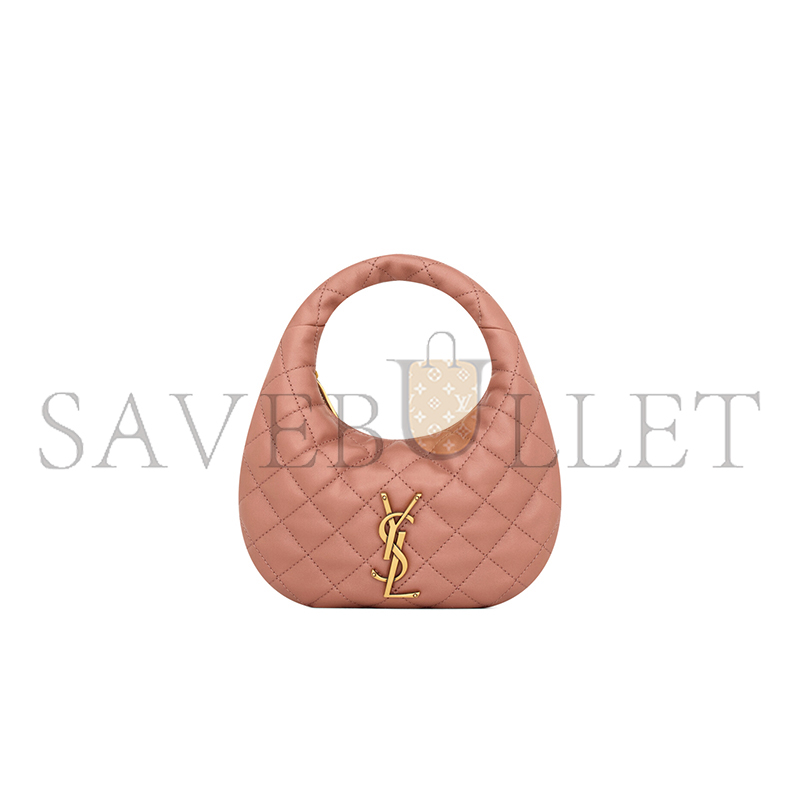YSL ICARINO MINI IN QUILTED NAPPA 871329AAANG5036 (19*12*5cm)